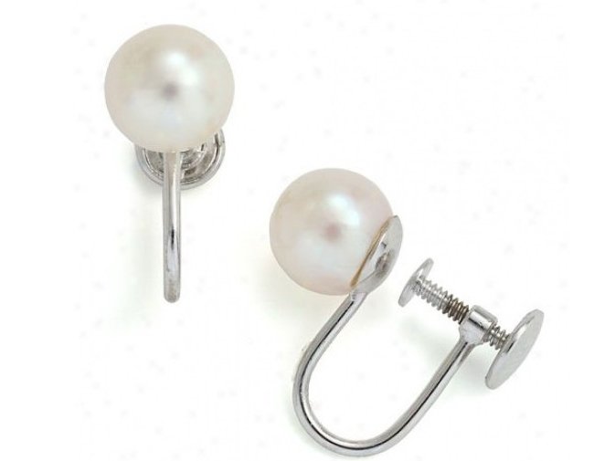 Screw Clip-On South Sea Pearl Lexie Earrings